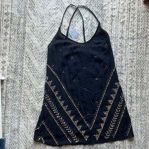 Free People black mini dress, new with tags and never been worn!